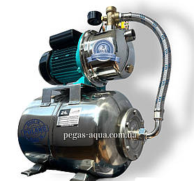 Насосна станція нержавійка Euroaqua  (LIDER) JY 1000 1.1 кВт 24л гарантія 3 роки