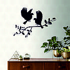 Декоративне настінне Панно «Пташки Два голуби», Декор на стіну, фото 3