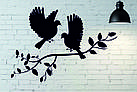 Декоративне настінне Панно «Пташки Два голуби», Декор на стіну, фото 6