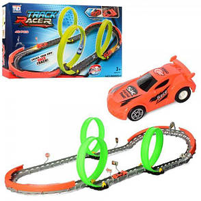 Іграшковий Перегоновий автотрек Shantou 74-23-49 см, машинка 6,5 см, фото 2