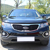 Дефлектор капота, мухобойка Kia Sorento 2009 - 2013 TAN24