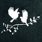 Декоративне настінне Панно «Пташки Два голуби», Декор на стіну, фото 10