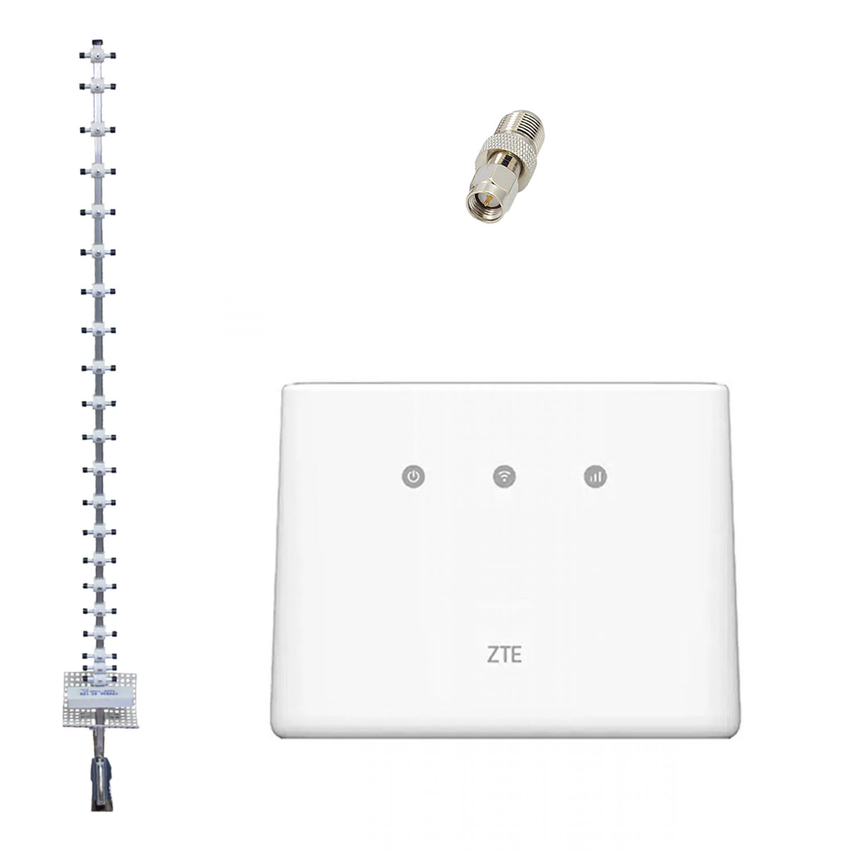 Комплект "4G LTE Wi-Fi роутер ZTE MF293N + Стріла Aspor T1727 900/1700-2700 МГц 21 дБ"