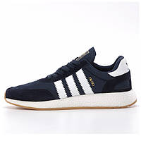 Мужские кроссовки Adidas INIKI Blue White, синие кроссовки адидас иники