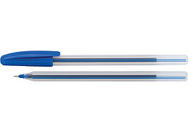 Ручка олійна ECONOMIX LINE E10196-02 0,7 мм, пише синім