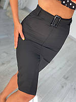 Женская юбка карандаш Ткань костюмка Цвета темно синий, черный, красный Размеры 44,46,48,50,52,54,56