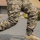 Штани тактичні 4 кишені Grifon Tactic піксель ріп-стоп (вафелька), фото 3