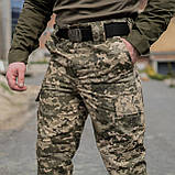 Штани тактичні 4 кишені Grifon Tactic піксель ріп-стоп (вафелька), фото 5