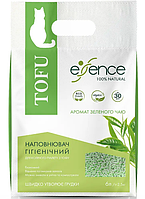 Наполнитель туалета для кошек тофу с ароматом зеленого чая Essence Tofu 6 л