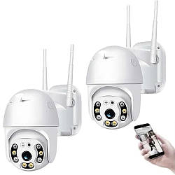Комплект 2шт WIFI камера відеоспостереження 2MP, CAMERA CAD N3 / Поворотна камера з віддаленим доступом