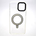 Чохол накладка з MagSafe Colored Ring Case для Apple iPhone 12 Pro Max Black, фото 4