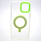 Чохол накладка з MagSafe Colored Ring Case для Apple iPhone 12 Pro Max Green, фото 5