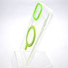 Чохол накладка з MagSafe Colored Ring Case для Apple iPhone 12 Pro Max Green, фото 3