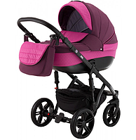 Детская универсальная коляска 2 в 1 Adamex Karina X28 (цвет розовый). В наличии!