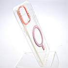 Чохол накладка з MagSafe Colored Ring Case для Apple iPhone 12 Pro Max Pink, фото 2