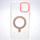 Чохол накладка з MagSafe Colored Ring Case для Apple iPhone 12 Pro Max Pink, фото 5