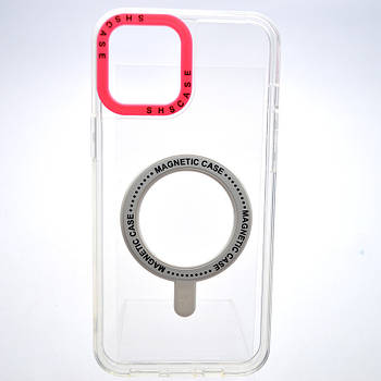 Чохол накладка з MagSafe Colored Ring Case для Apple iPhone 12 Pro Max Barbie Pink