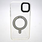 Чохол накладка з MagSafe Colored Ring Case для Apple iPhone 11 Black, фото 5