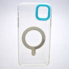 Чохол накладка з MagSafe Colored Ring Case для Apple iPhone 11 Turquoise, фото 4