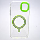 Чохол накладка з MagSafe Colored Ring Case для Apple iPhone 11 Green, фото 4