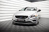 Сплітер Volvo S60 R-Design (10-14) тюнінг обвіс губа спідниця елерон (V1), фото 2