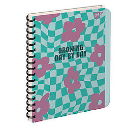 Зошит для записів YES А5/144 пл.обкл. Growing day by day, 3 шт/уп.