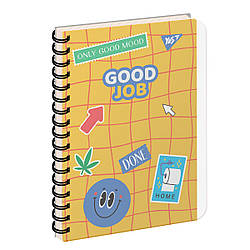 Зошит для записів YES В6/144 пл.обкл. Good job, 3 шт/уп.
