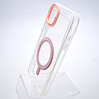 Чохол накладка з MagSafe Colored Ring Case для Apple iPhone 11 Pink, фото 3