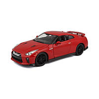 Автомодель - NISSAN GT-R (ассорти красный, белый металлик, 1:24)