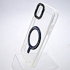 Чохол накладка з MagSafe Colored Ring Case для Apple iPhone 11 Midnight Blue, фото 3
