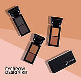 Набір для моделювання брів Flormar Eyebrow Design Kit No 20 Light, 1.8 г + 1.7 г, фото 5