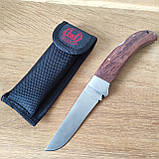 Розпродаж. Ніж складний Boda Супутник, 21.3см, дерево, чохол, фото 4