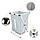 Кошик для білизни з тканини Laundry basket Сірий, складна корзина для білизни 56х38см (корзина для белья), фото 3