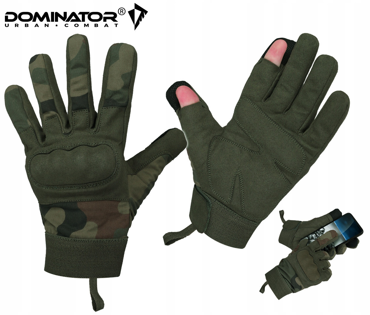Рукавиці тактичні, військові Dominator CQB Tactical (XL) Польща