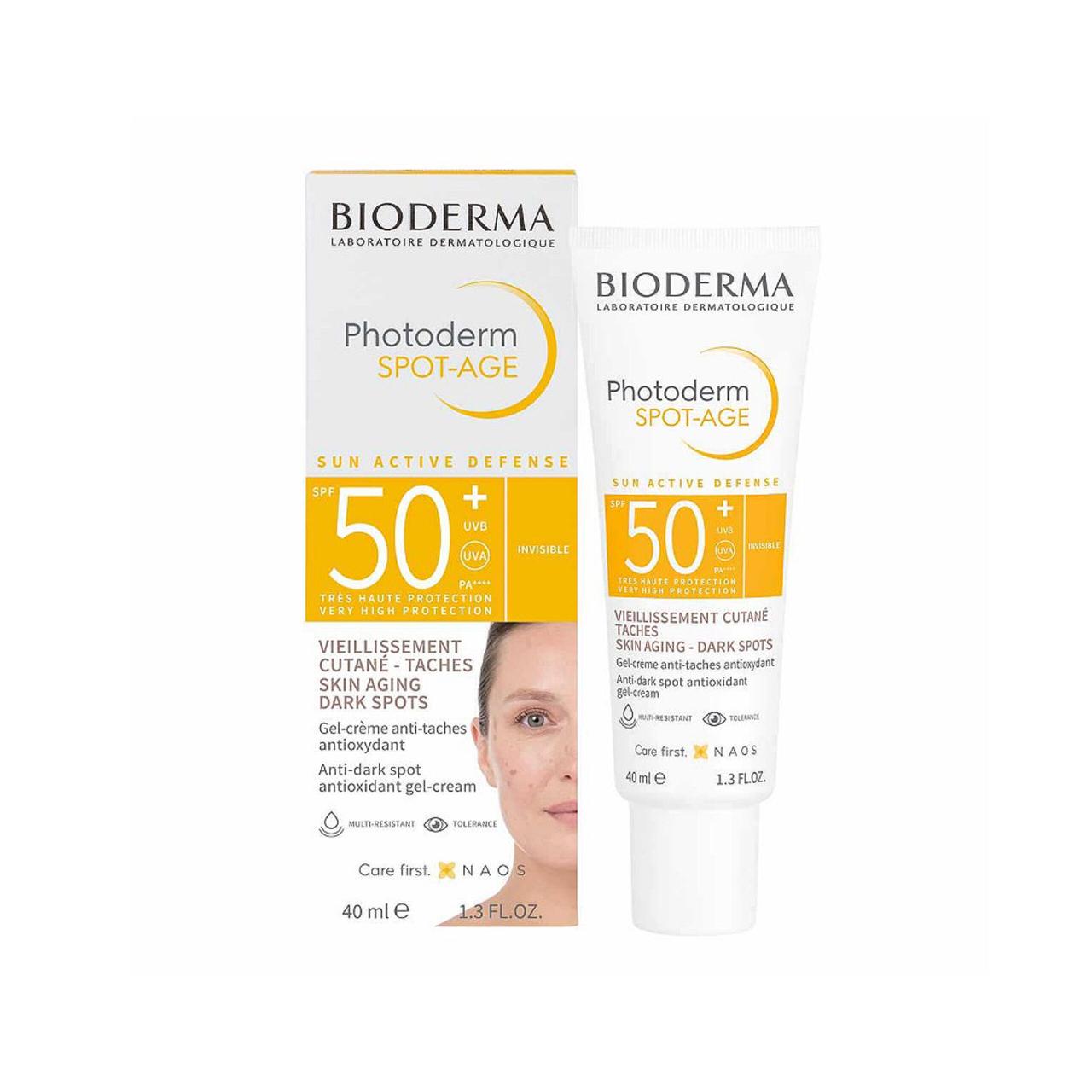 Біодерма Фотодерм Спот Ейдж  SPF 50+ Bioderma Photoderm Spot-Age Antioxidant Gel Creme 40 мл