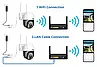Вулична IP 360 камера відеоспостереження поворотна Wi-Fi з датчиком руху PTZ Jw, фото 8