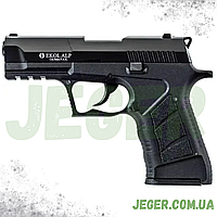 Стартовий сигнальний пістолет Ekol ALP Black 9мм, Сигнально шумовий пістолет Ekol ALP чорний для самооборони JGR