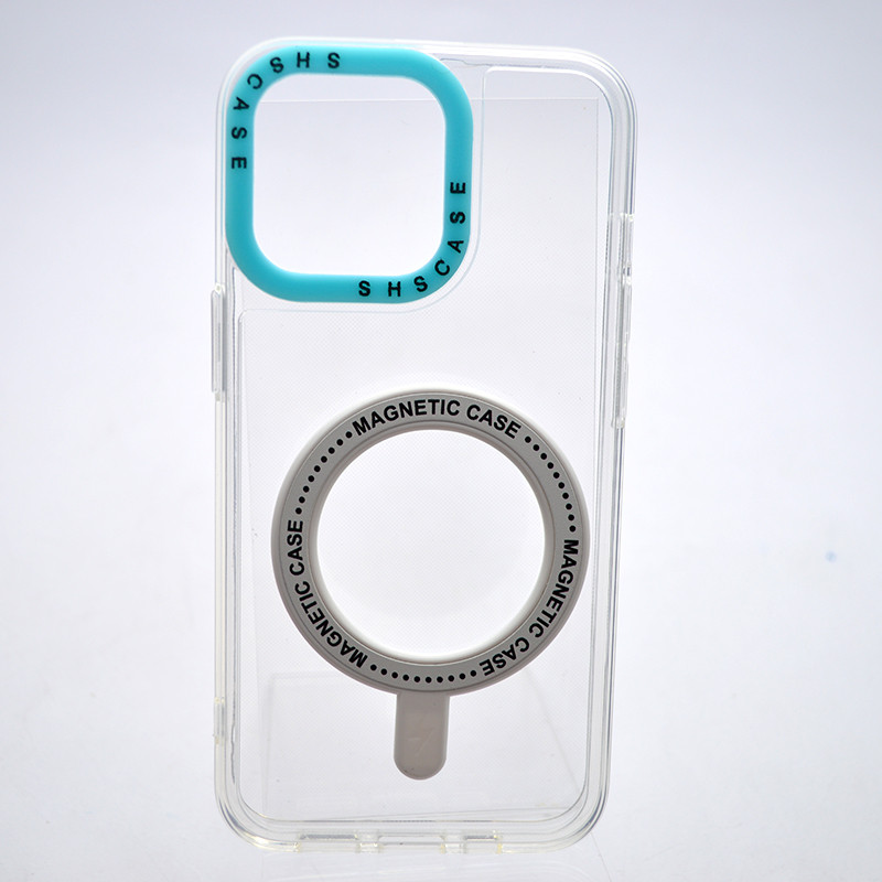 Чохол накладка з MagSafe Colored Ring Case для Apple iPhone 13 Pro Turquoise