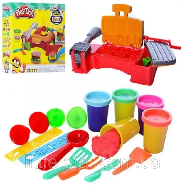Тісто для ліплення ігровий набір Play-Doh Барбекю для пікніку, 5 баночок