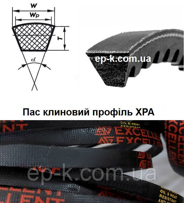 Ремінь зубчастий ХРА EXL