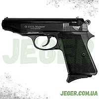 Стартовий сигнальний пістолет Ekol Majarov Black 9мм, Сигнально шумовий пістолет Ekol Majarov для самооборони JGR