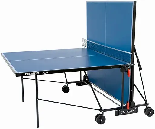 Тенісний стіл Garlando Progress Outdoor 4 mm Blue (C-163E), фото 3