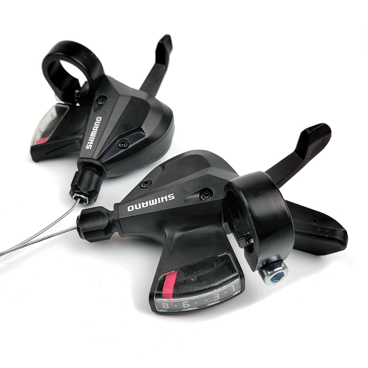 Шифтери монетки на велосипед Shimano SL-M310 3х8 швидкостей ліва + права, трос