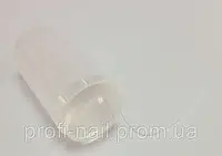 Белый штампик с прозрачной силиконовой подушечкой