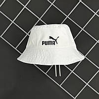 Панама Пума белая мужская женская летняя Puma унисекс