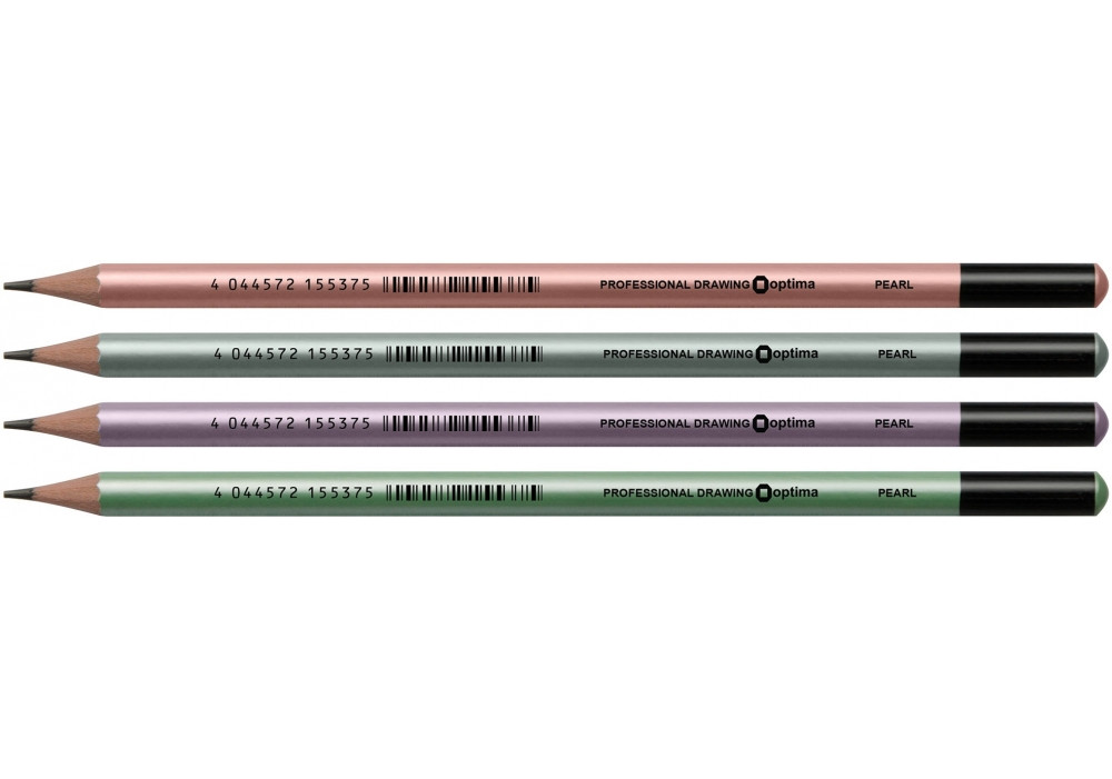 Олівець графітний Optima PEARL HB корпус асорті О15537