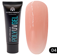 GLOBAL FASHION Poly Gel Полігель №4, 30 г