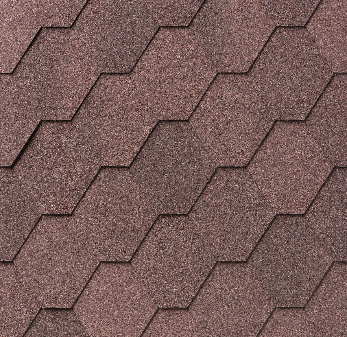 Бітумна черепиця IKO Superglass Hex Dual Brown 07