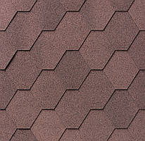 Бітумна черепиця IKO Superglass Hex Dual Brown 07