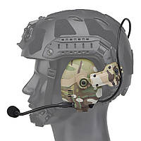 HD-16 активні тактичні навушники + кріплення чебурашки